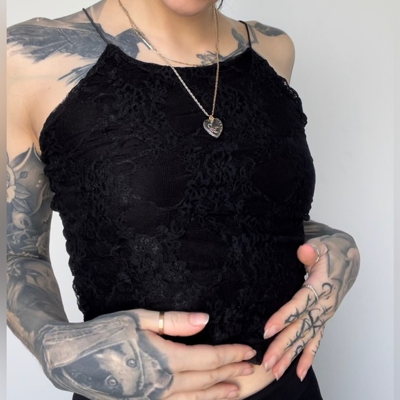 camisole dentelle noir - Picture 2 of 3